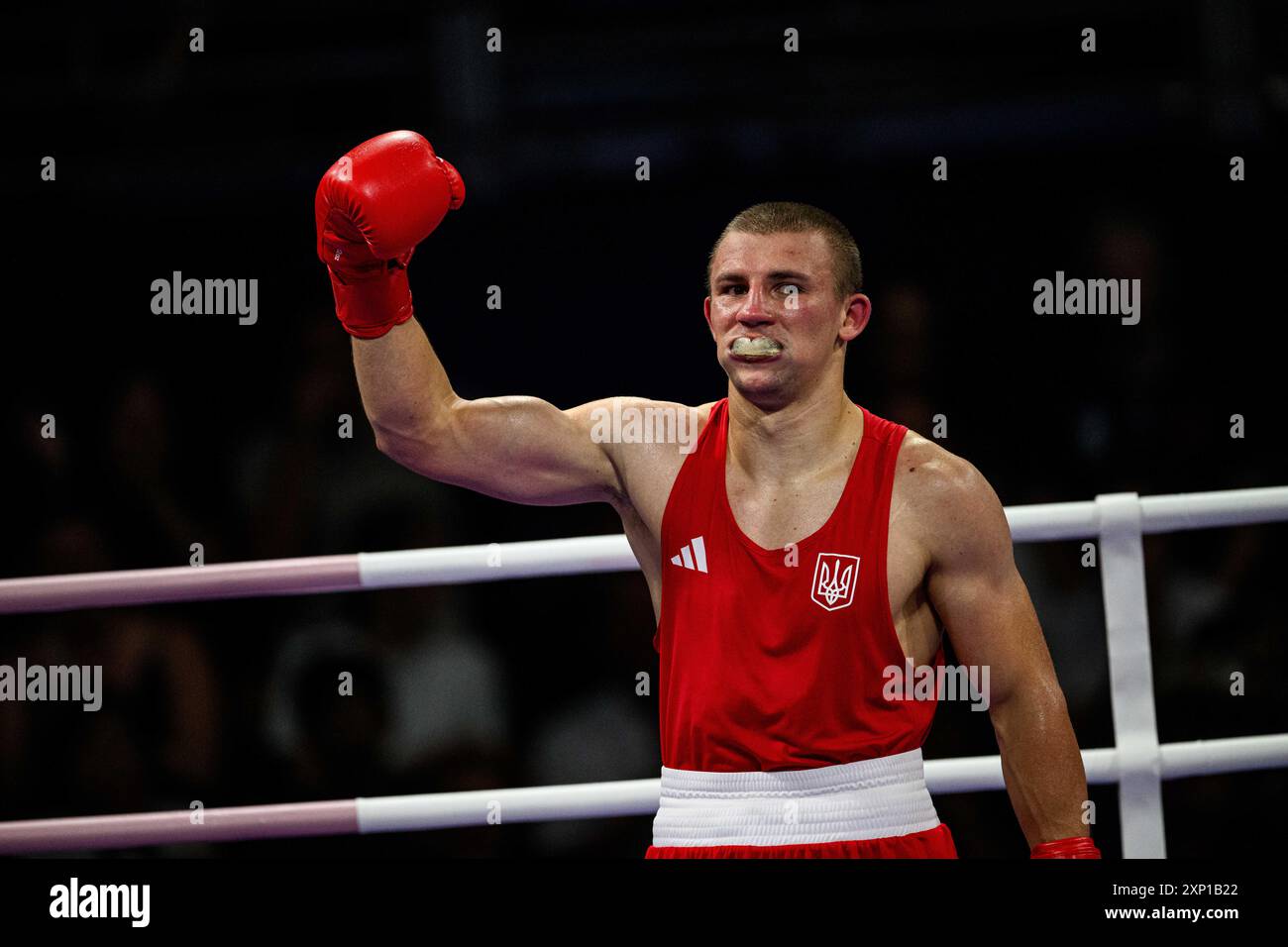 PARIS, FRANCE 2 AUGUST, 2024 Oleksandr Khyzhniak, Boxing, Olympic