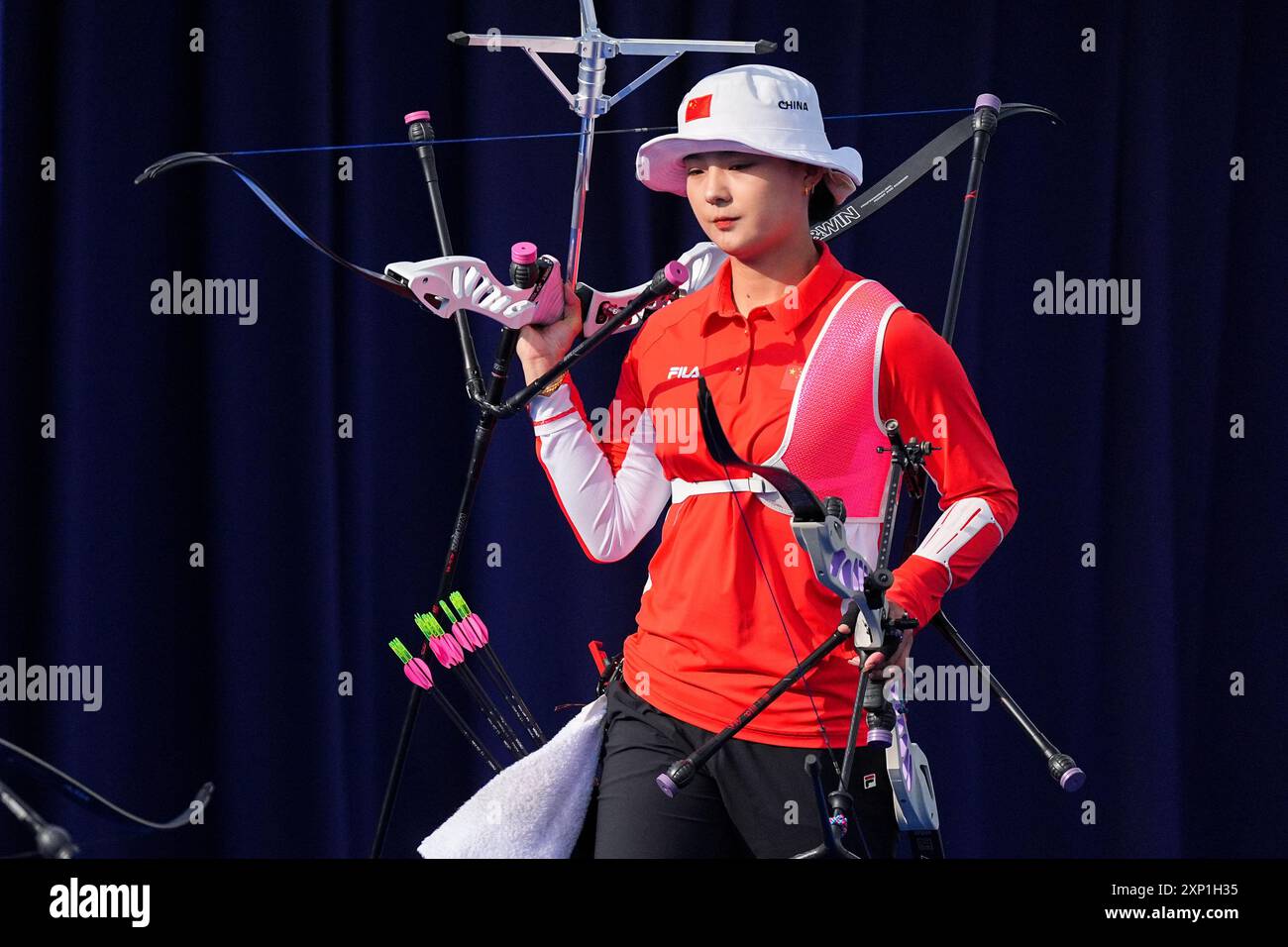 Paris, France. 3rd Aug, 2024. Li Jiaman of China is seen prior to the ...
