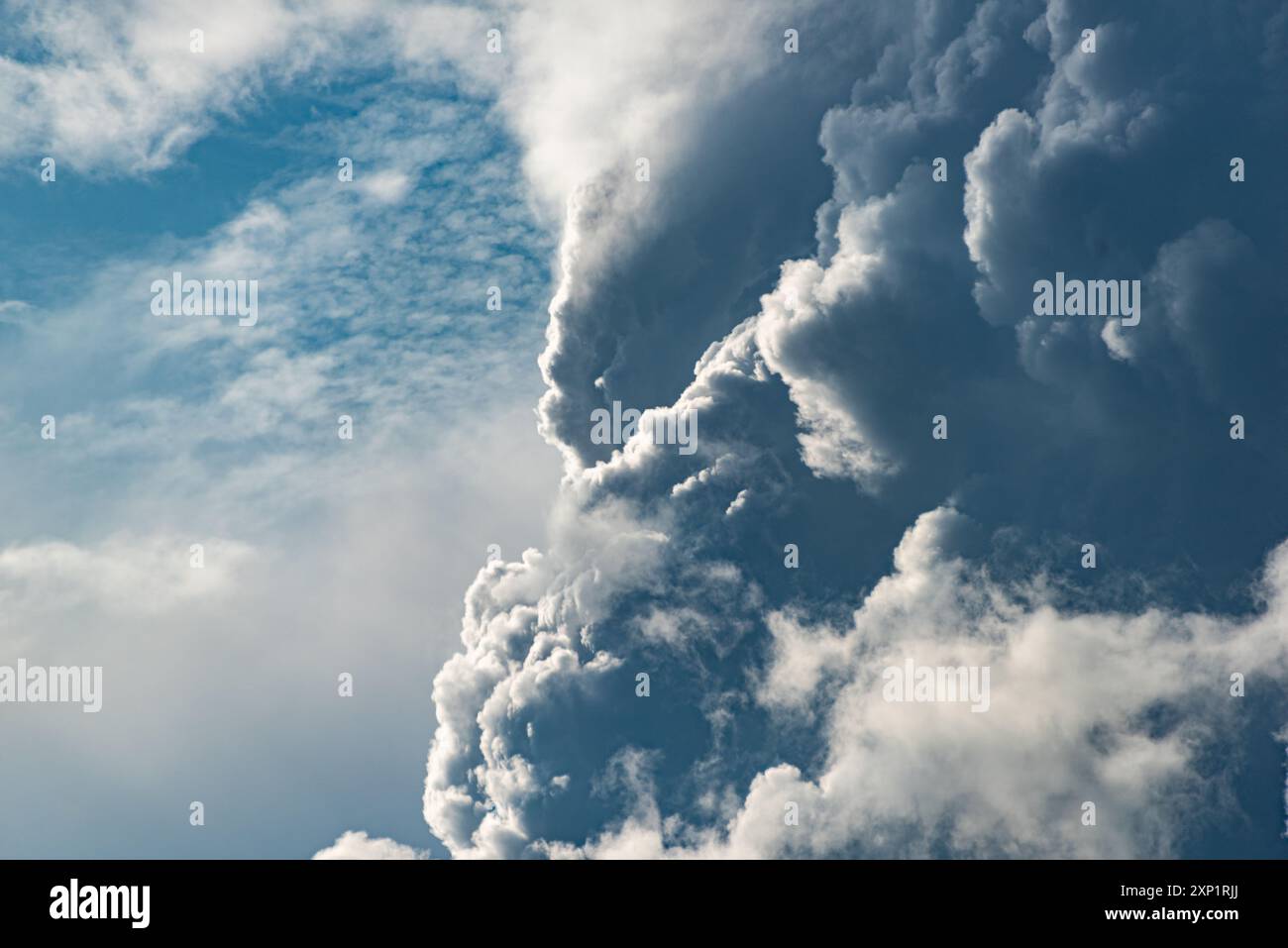 Clouds in Suffolk, England Stock Photo