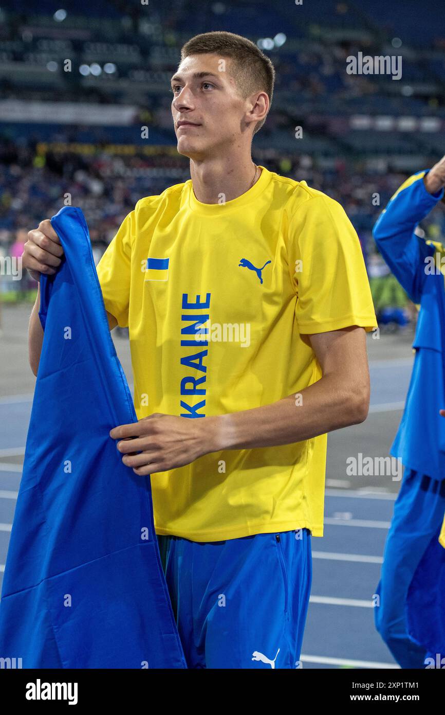 Oleh Doroshchuk (Ukraine), men's high jump bronze medal at European