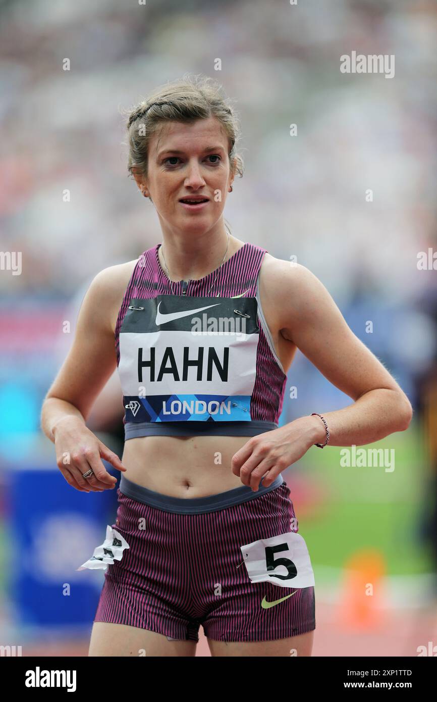 Sophie HAHN (Great Britain) after winning in the Women's 100m Ambulant