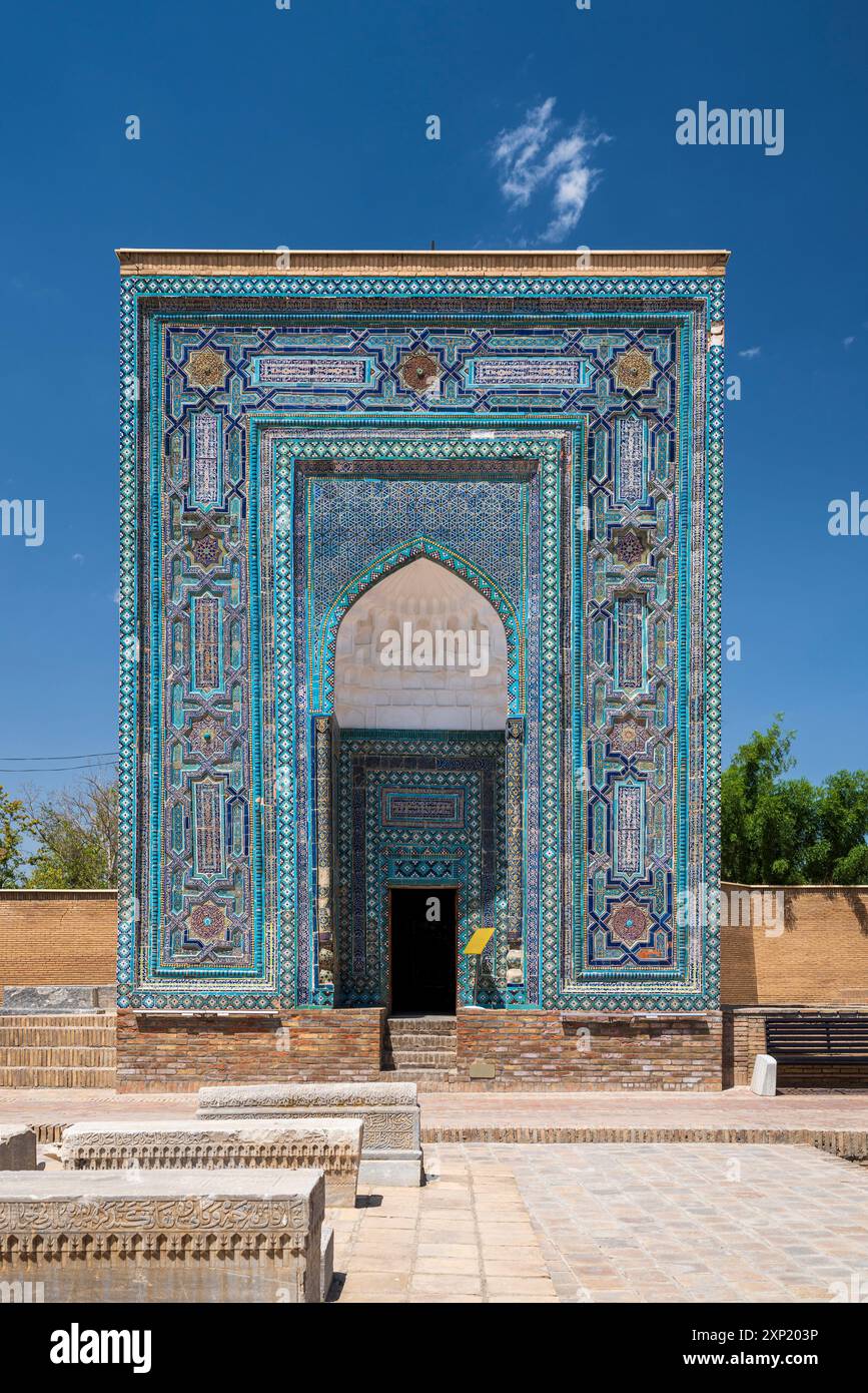 Shah-i-Zinda mausoleum, Samarkand, Uzbekistan Stock Photo