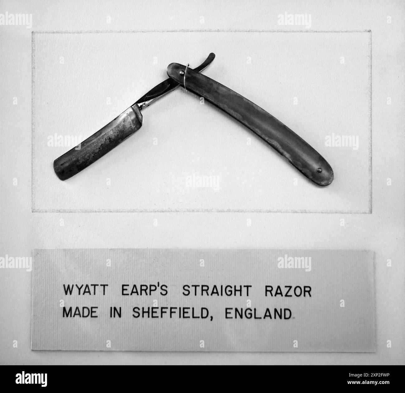 A 19th century straight razor once belonging to legendary American ...