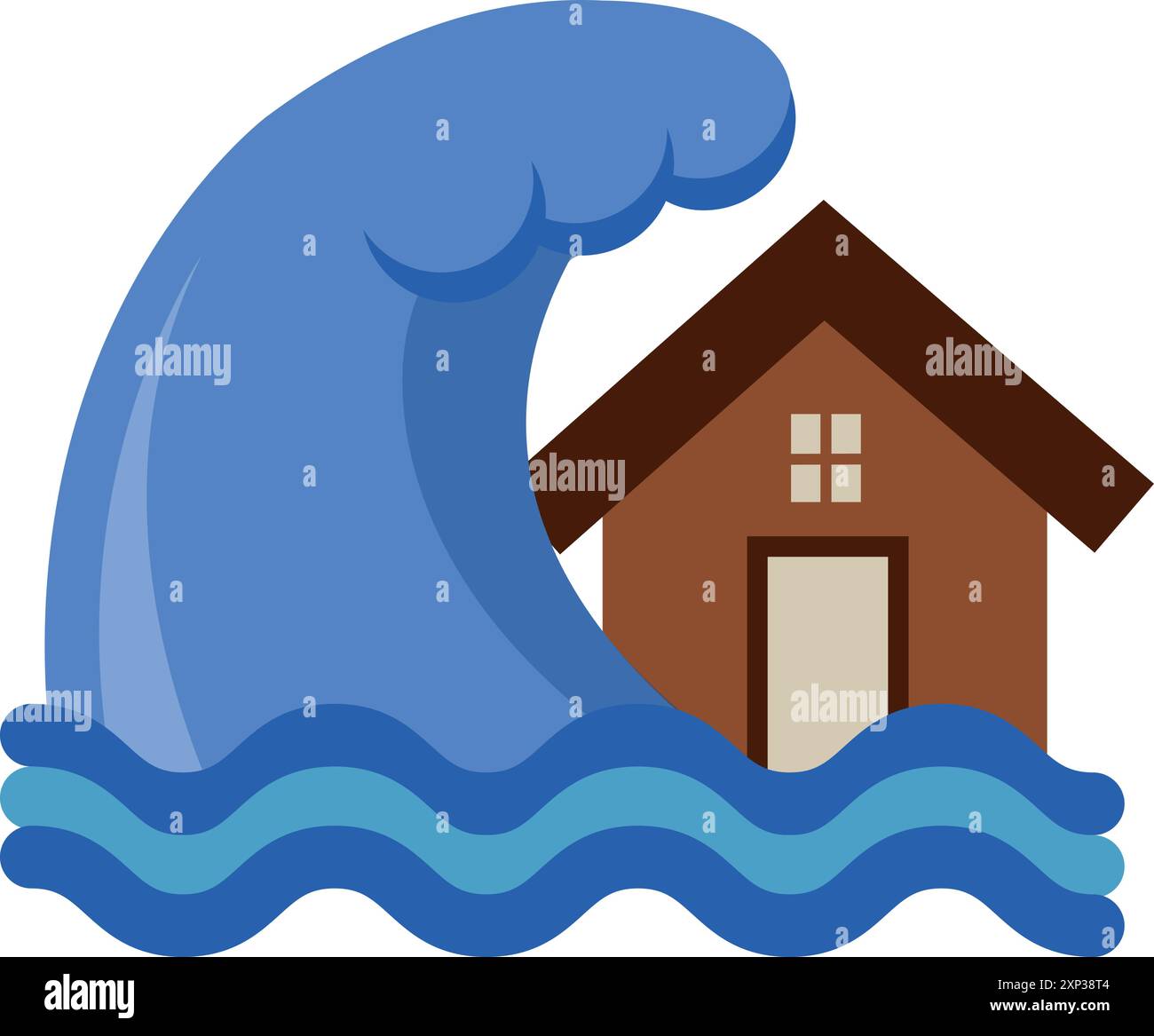 How big are the waves in a tsunami