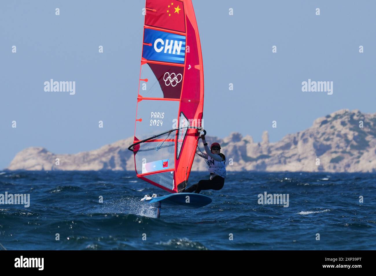 Marseille, France. 3rd Aug, 2024. Yan Zheng of China competes during ...