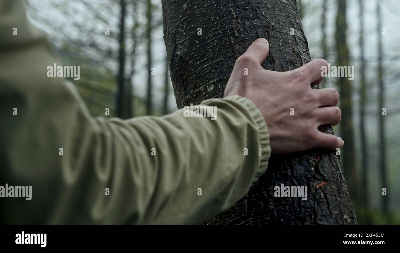 Close up footage hand touching hi-res stock photography and images - Alamy