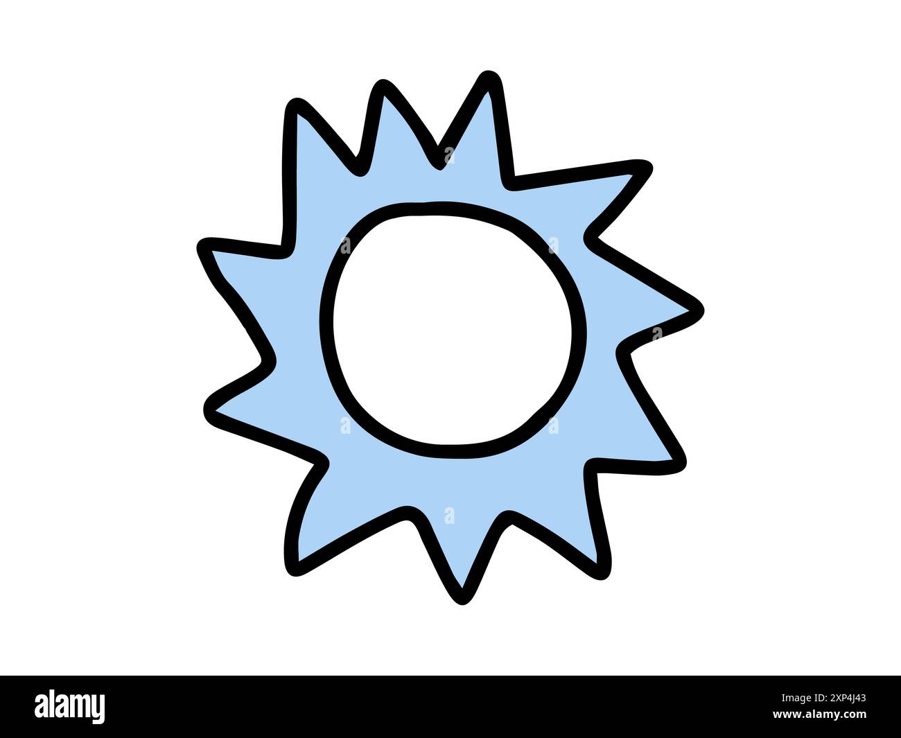 Hand drawing sun symbol in hi-res stock photography and images - Alamy