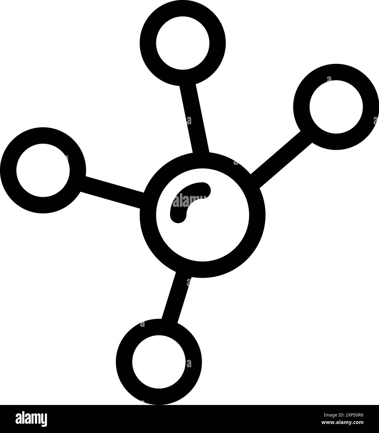 Atom chemical bonds symbol dna structure hi-res stock photography and ...