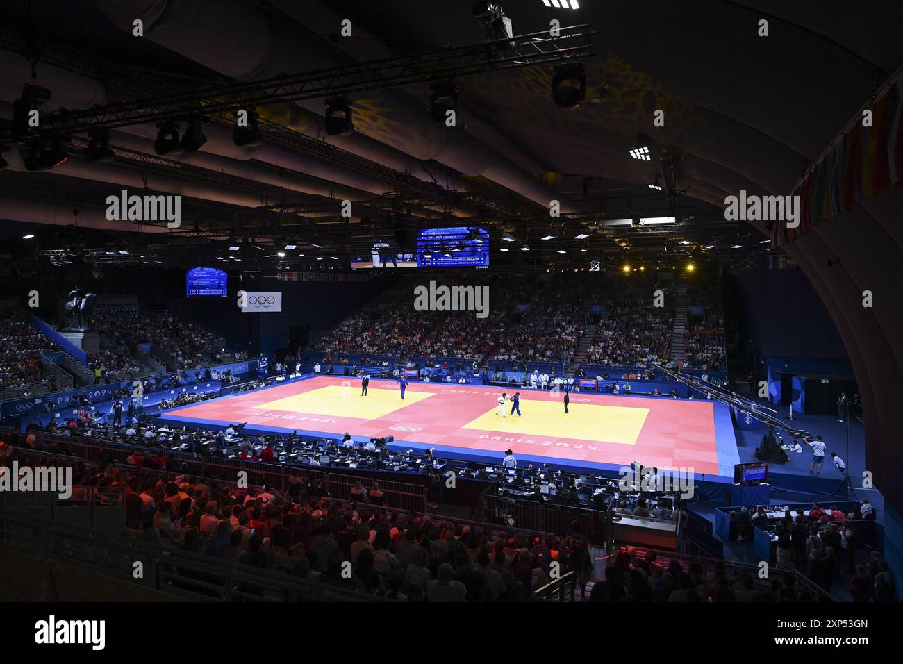 Paris, France. 3rd Aug 2024. General view, Judo, Mixed Team Final