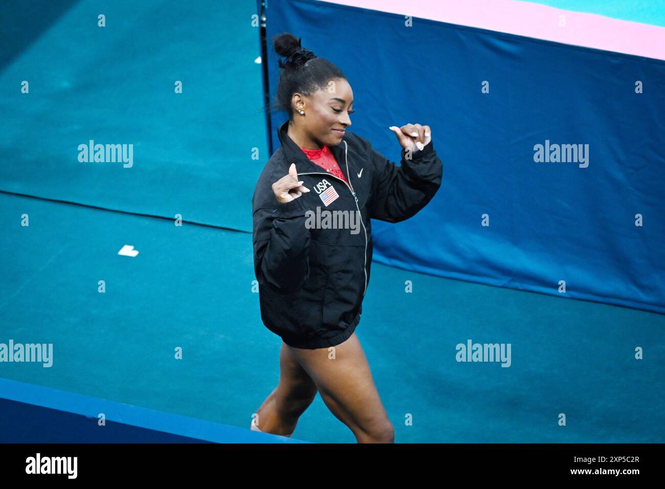 Paris, France. 3rd Aug 2024. Simone Biles ( USA ) Gold medal, Artistic