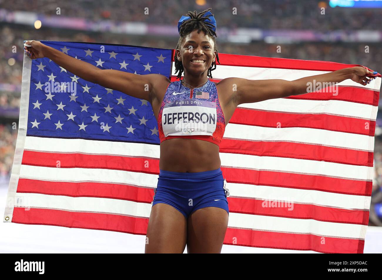 Paris, France. 3rd Aug, 2024. Melissa Jefferson of the United States