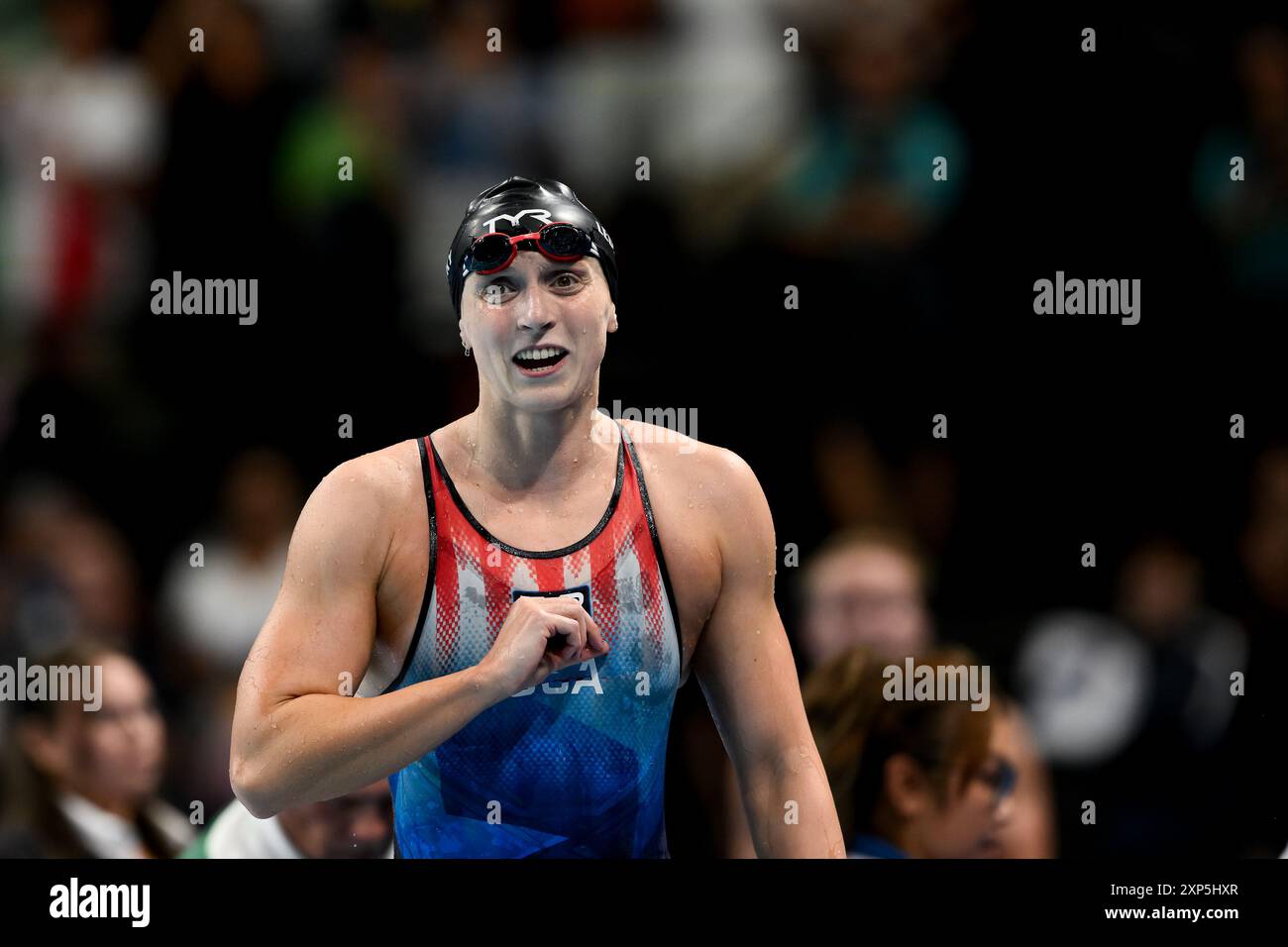 Paris, France. 03rd Aug, 2024. Katie Ledecky of United States of