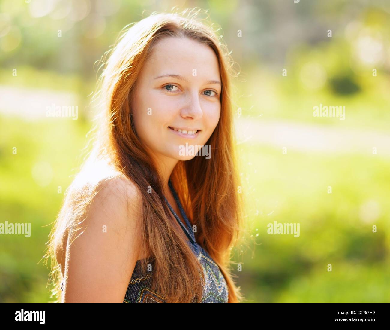 Beautiful woman outdoors hi-res stock photography and images - Alamy