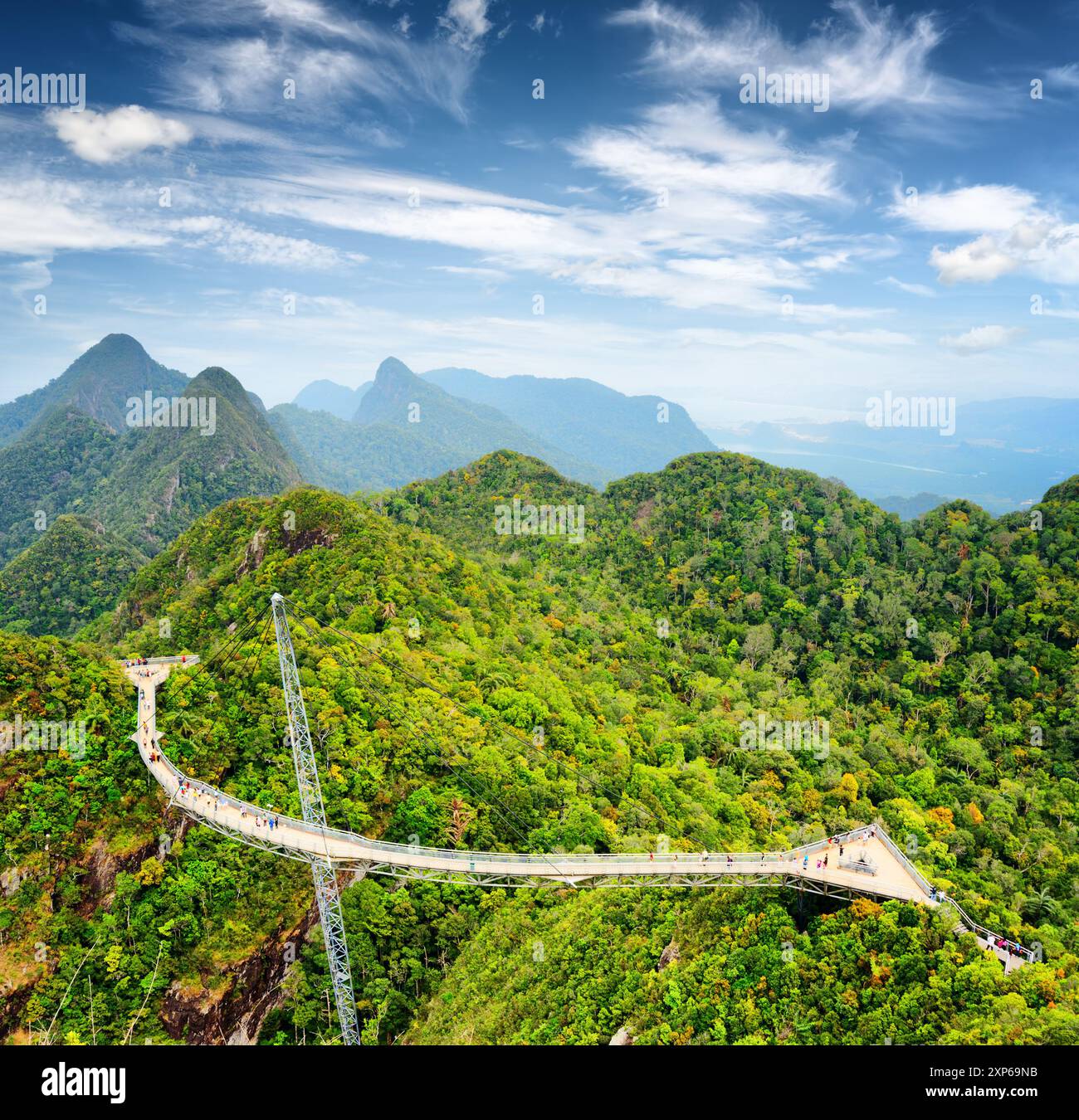 Langkawi sky bridge view hi-res stock photography and images