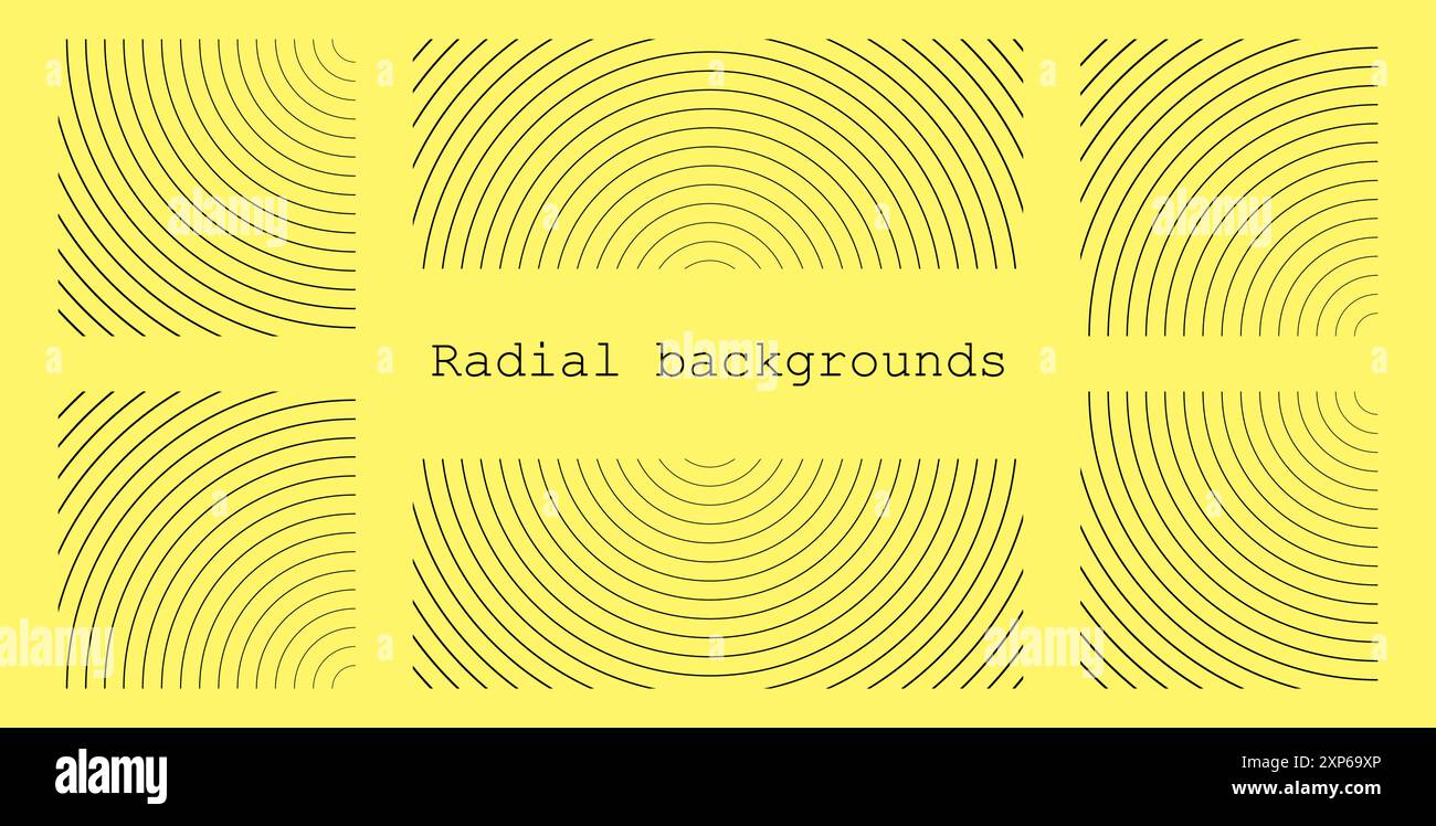 Concentric arc pattern radial hi-res stock photography and images - Alamy