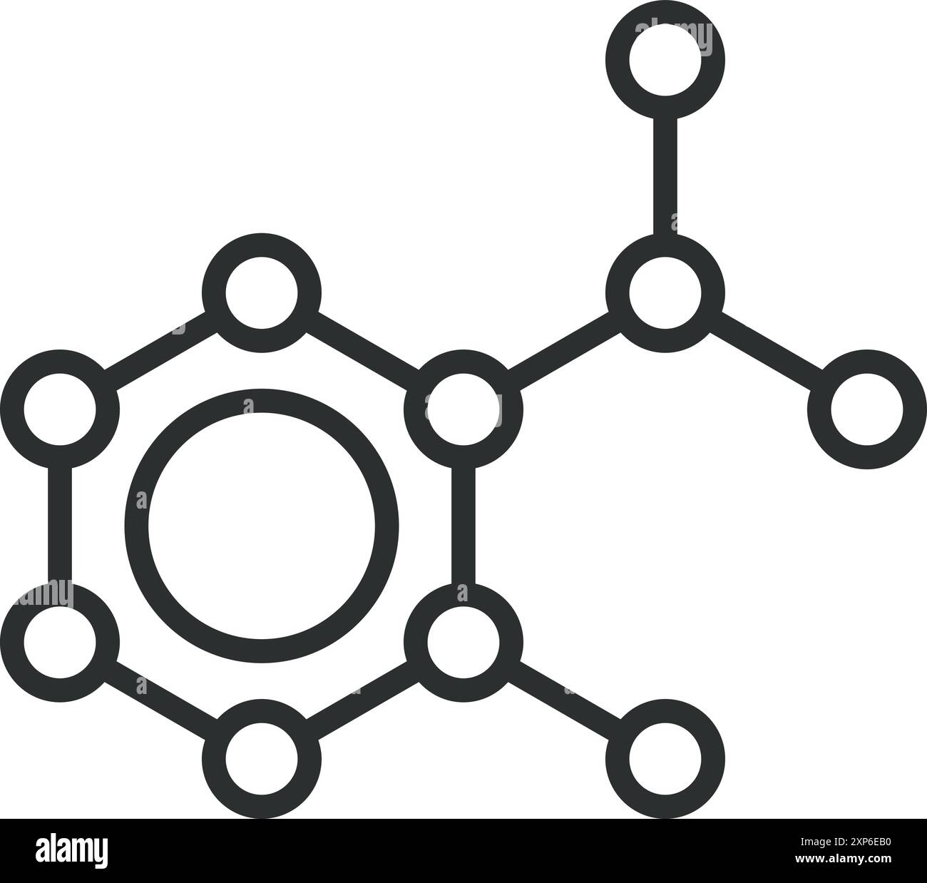 Chemical substance thin line Stock Vector Images - Alamy