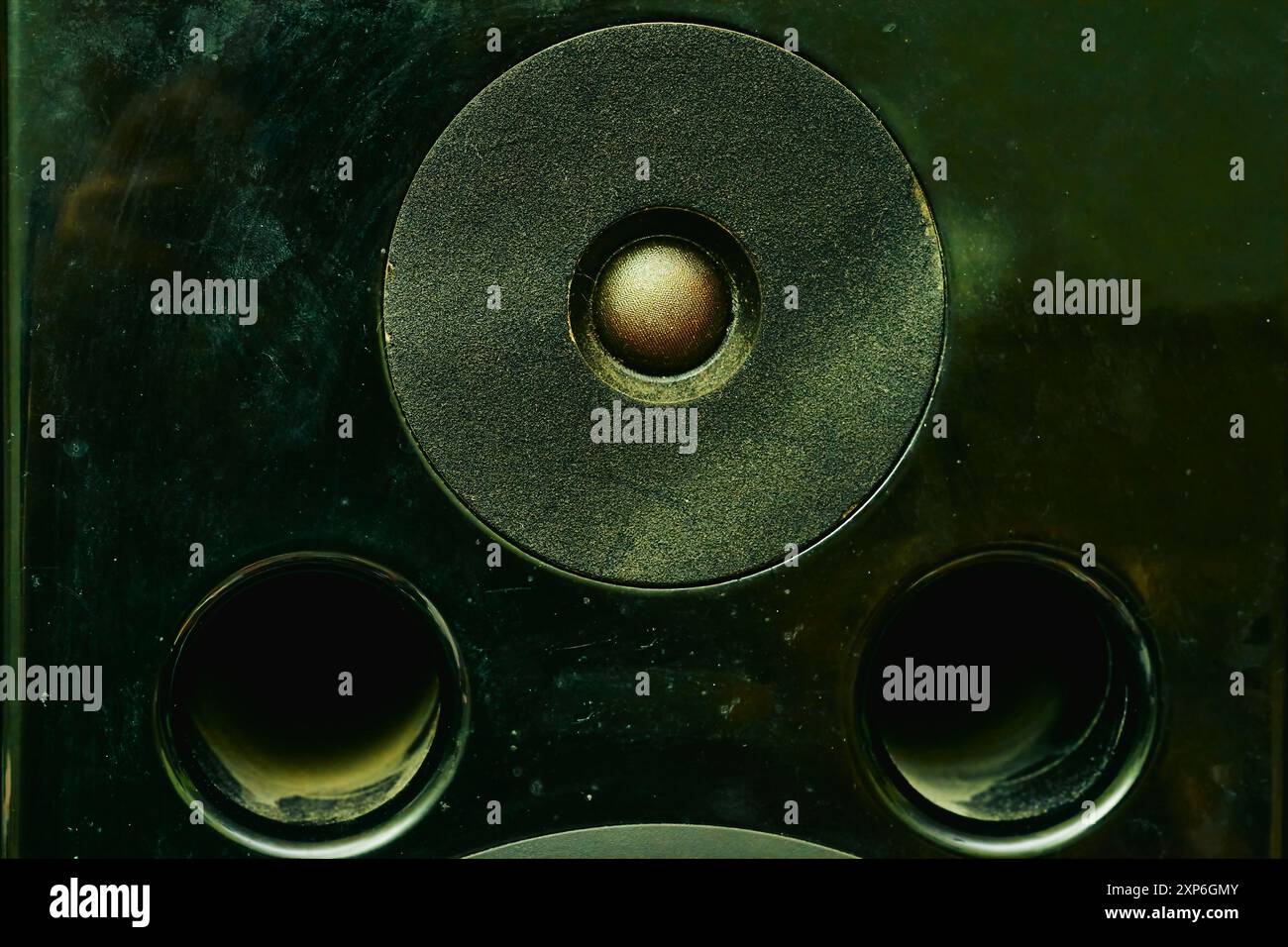 a loudspeaker designed to reproduce high frequencies Stock Photo