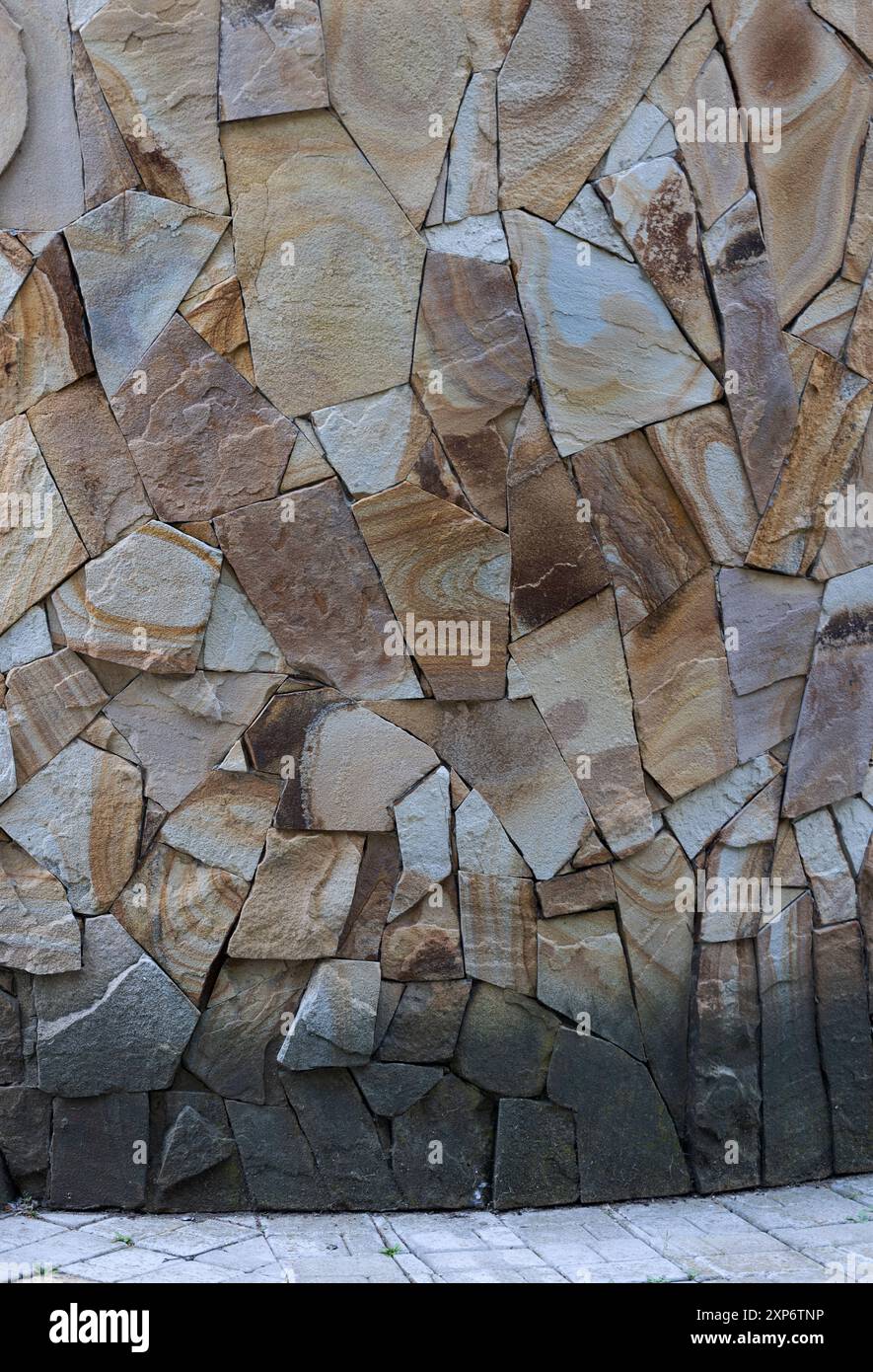 Weathered old stone wall as creative background texture. Natural stone ...