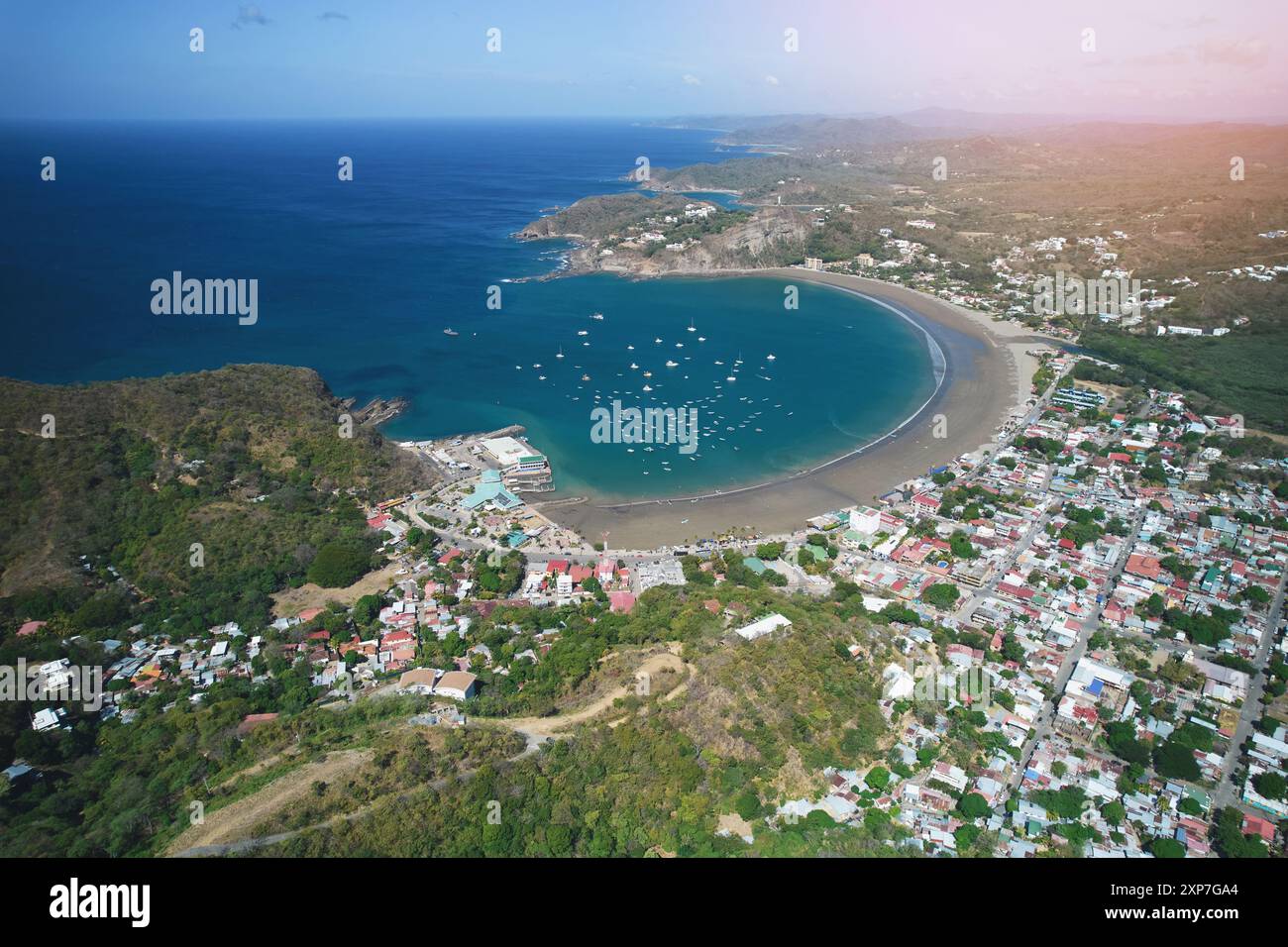 Aerial drone panorama tropical lagoon hi-res stock photography and ...