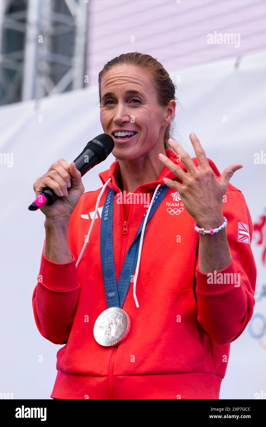 Team GB Rower Helen Glover MBE At The Official Team GB King's Cross ...