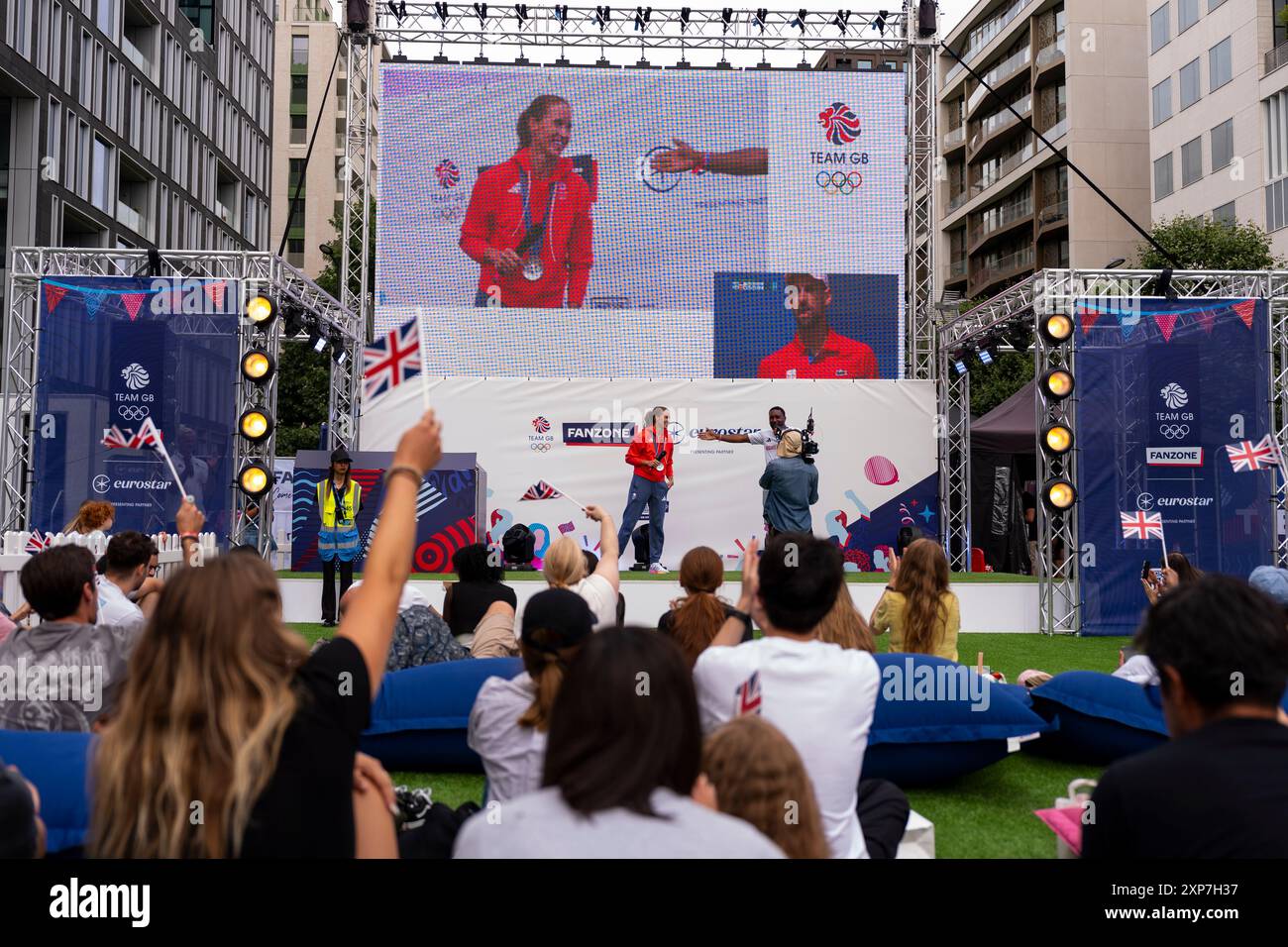 Team GB rower Helen Glover MBE at the official Team GB King's Cross ...
