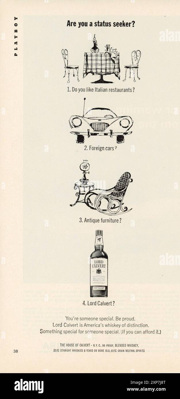 Vintage whiskey advert hi-res stock photography and images - Page 