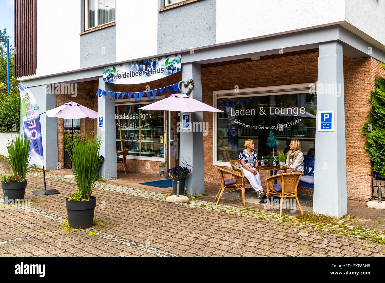 Blueberry house, Enzklösterle, Baden-Württemberg, Germany Stock Photo