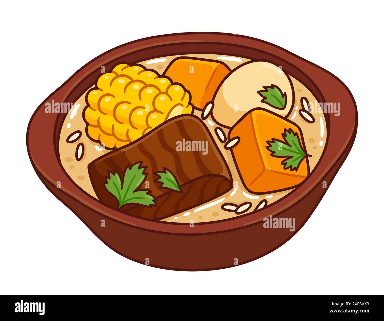 Cazuela drawing stock vector images alamy