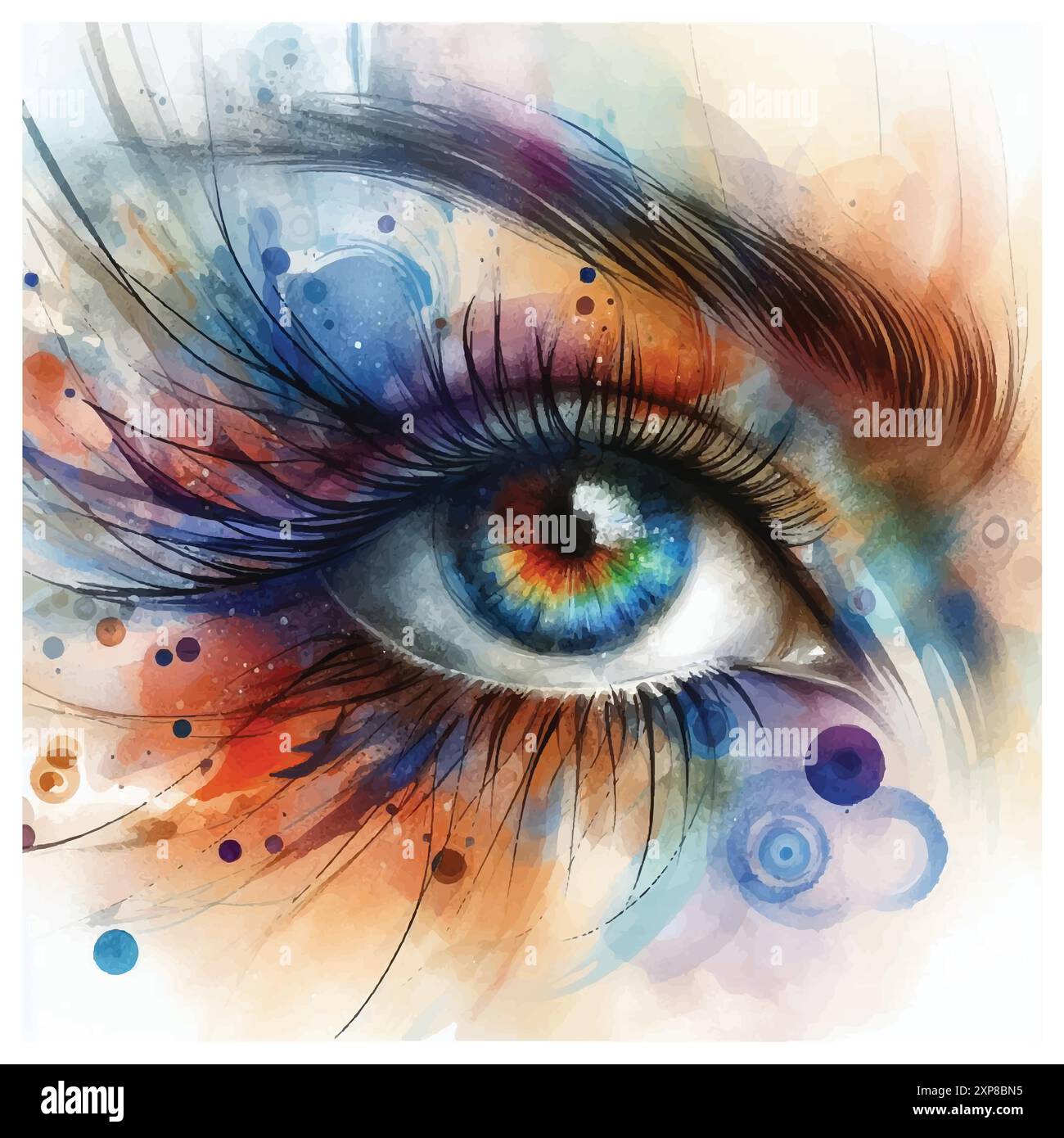 Abstract human eye hi-res stock photography and images - Alamy