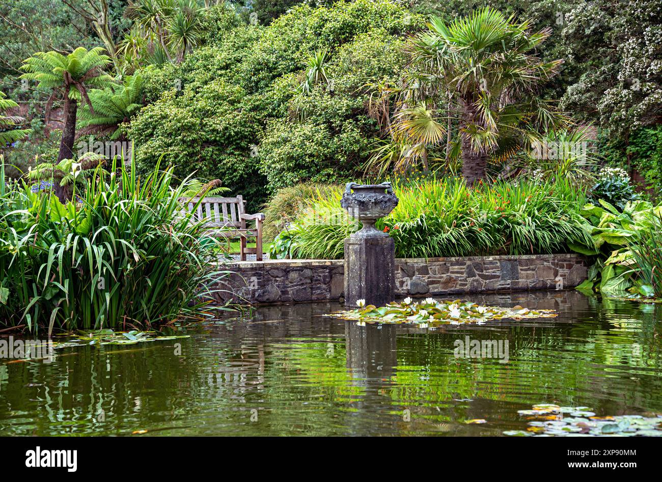 Background photography of botanic garden, park, stone, bench, water ...