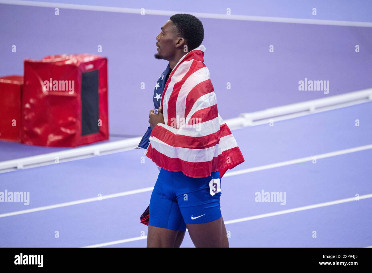 Fred Kerley (USA) Bronze medal, Athletics, Men's 100m Final during the