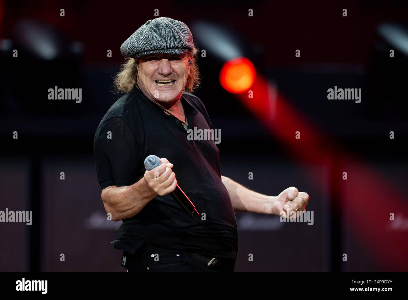 LONDON, ENGLAND: AC/DC perform at Wembley Stadium during their Power Up ...