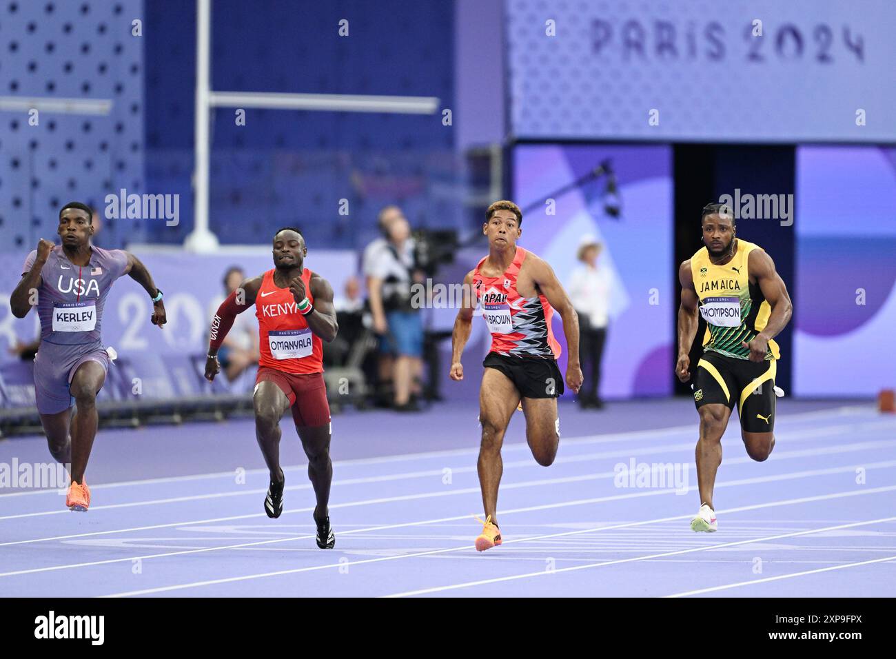 Saint-Denis, France. Credit: MATSUO. 4th Aug, 2024. (L-R) KERLEY Fred ...
