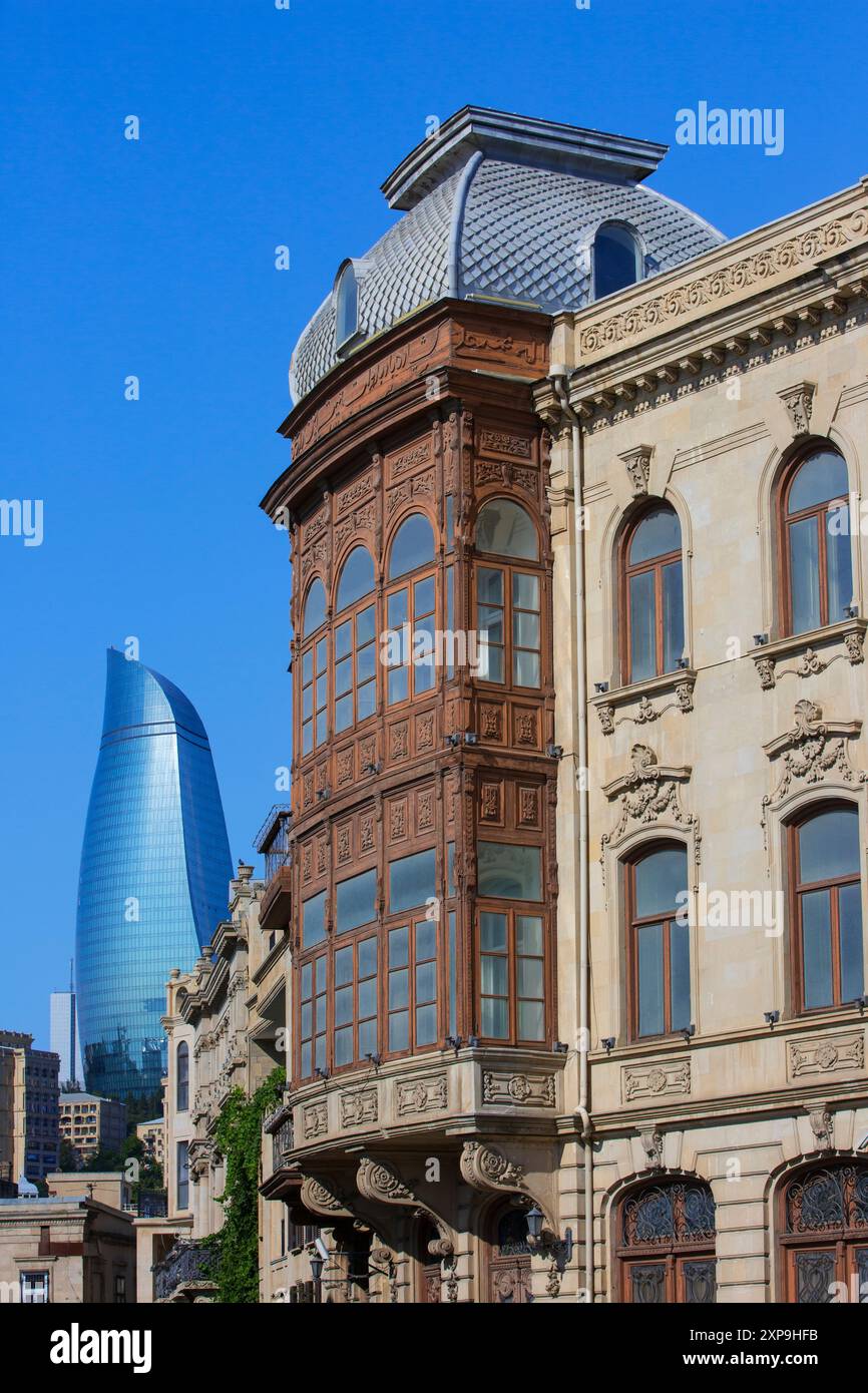 Baku city panorama hi-res stock photography and images - Alamy