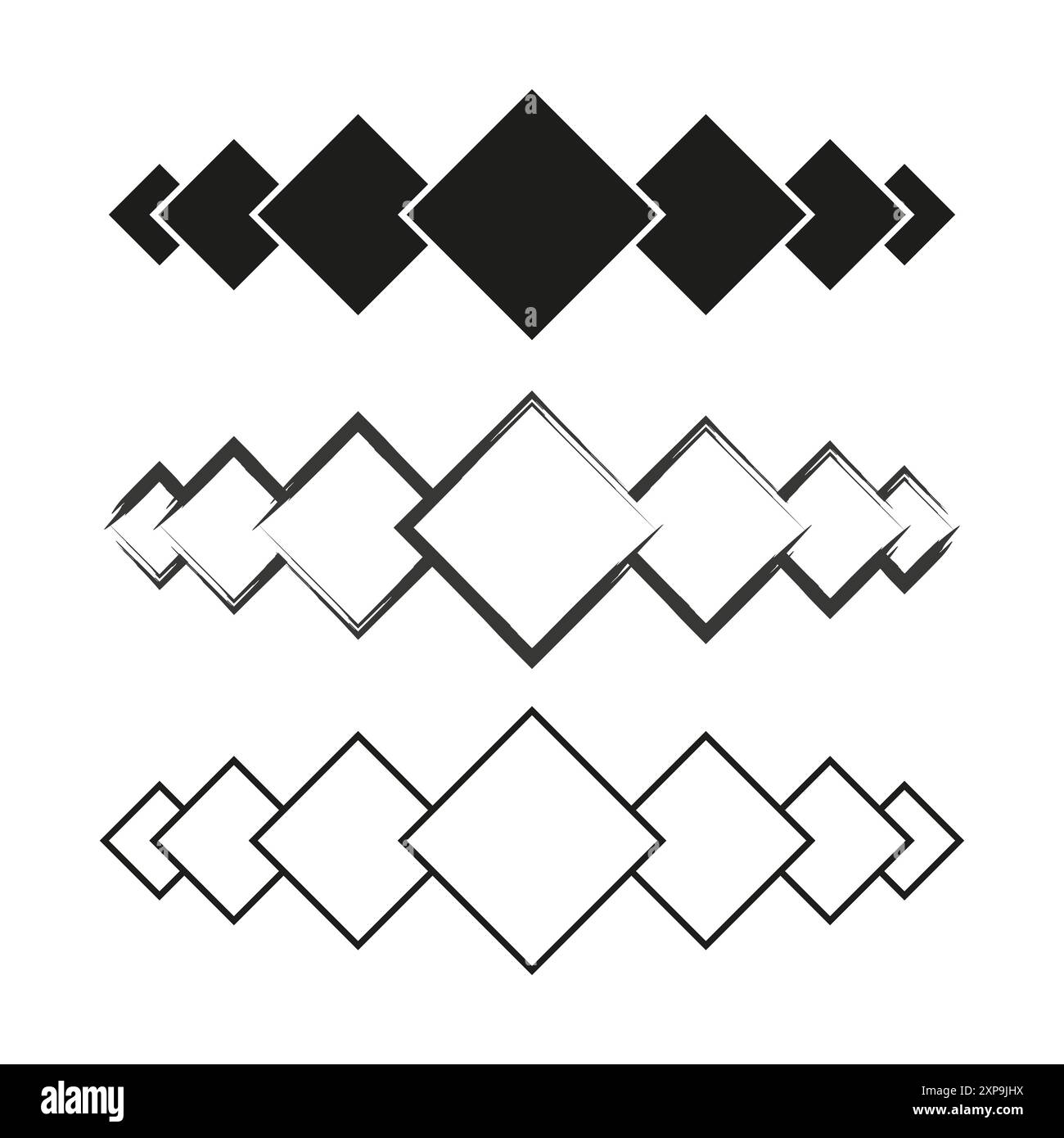 Abstrack Pattern Diamond Series of diamond shapes hi-res stock photography and images - Alamy