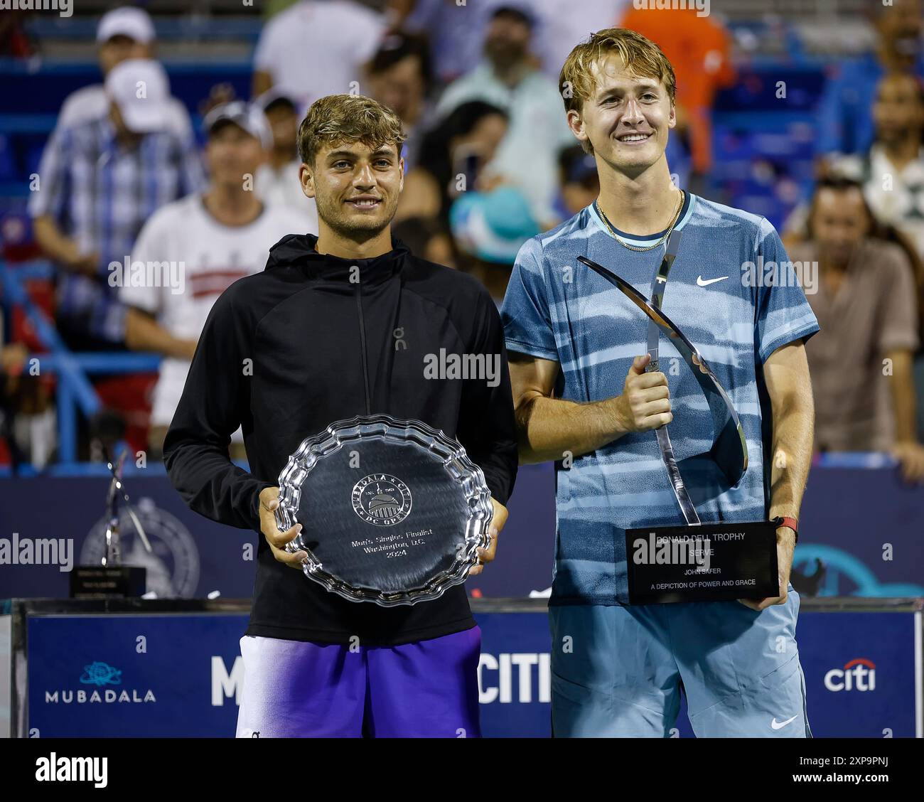 august-4-2024-sebastian-korda-usa-the-donald-dell-trophy-and-flavio-cobolli-ita-holds-the-finalist-trophy-after-the-final-of-the-2024-mubadala-citi-dc-open-tennis-tournament-being-played-at-rock-creek-park-tennis-center-in-washington-dc-justin-coopercsm-credit-image-justin-coopercal-sport-media-cal-sport-media-via-ap-images-2XP9PNJ.jpg