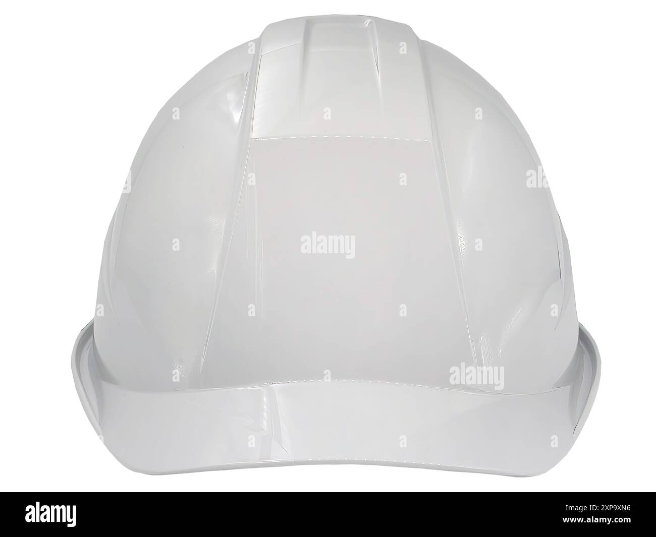 A light grey helmet with clipping path, high quality personal head ...