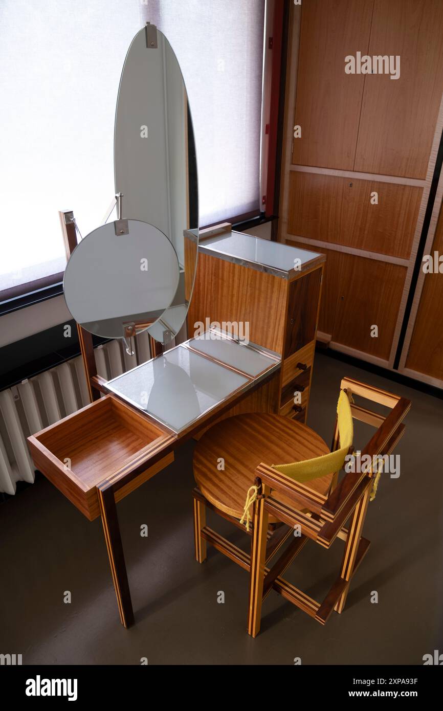Haus am Horn, first Bauhaus model house. Lady’s Dressing Table with two ...
