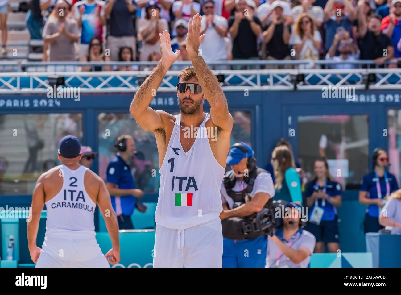 Paris, Ile de France, France. 28th July, 2024. ALEX RANGHIERI (ITA) (1 ...