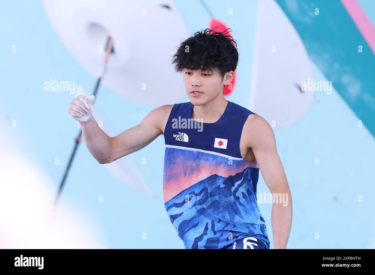 Le Bourget France 5th Aug 2024 Sorato Anraku JPN Sport Climbing le-bourget-france-5th-aug-2024-sorato-anraku-jpn-sport-climbing