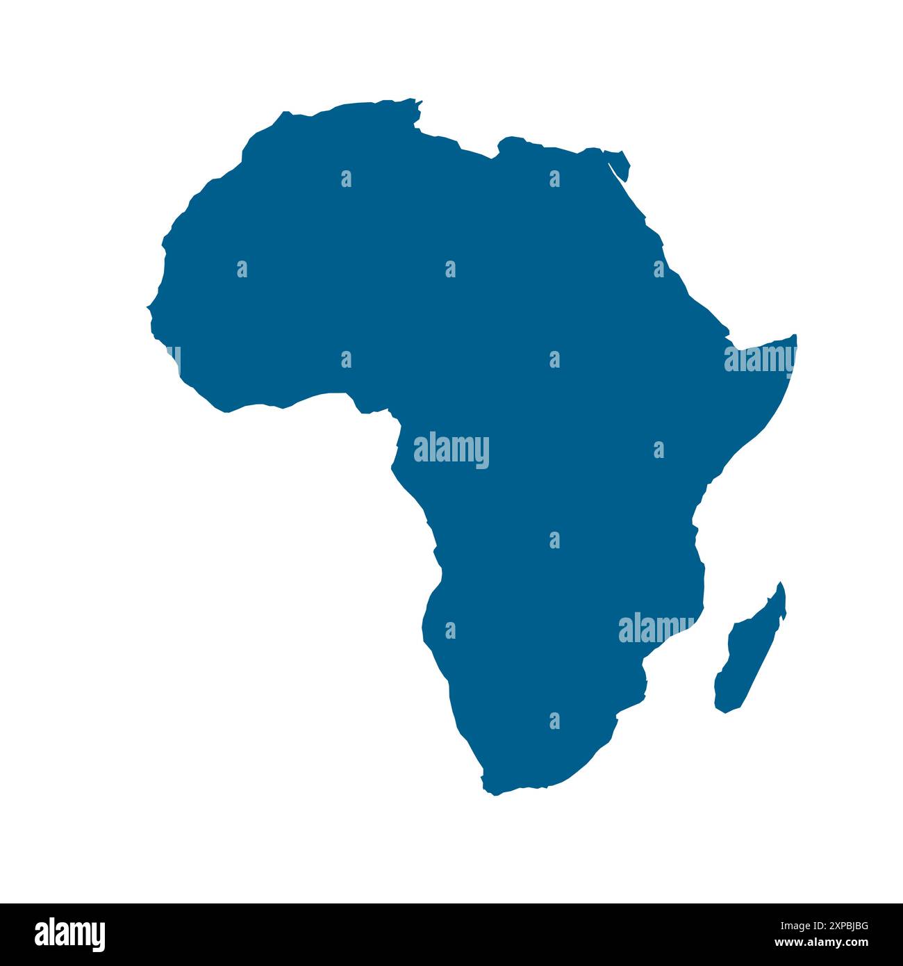 The shape of the african continent hi-res stock photography and images
