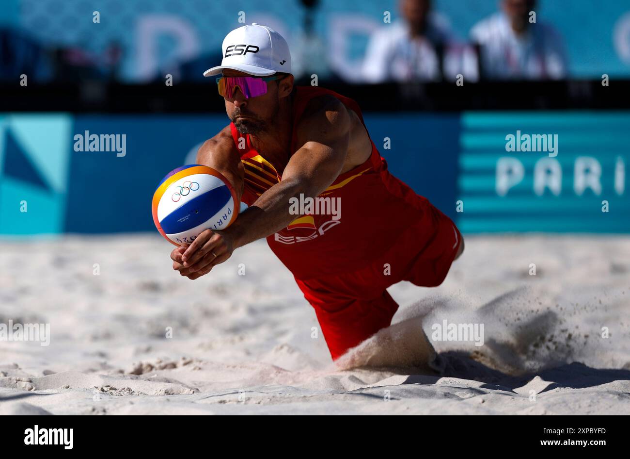 Paris, France. 5th Aug, 2024. Pablo Herrera Allepuz of Spain competes