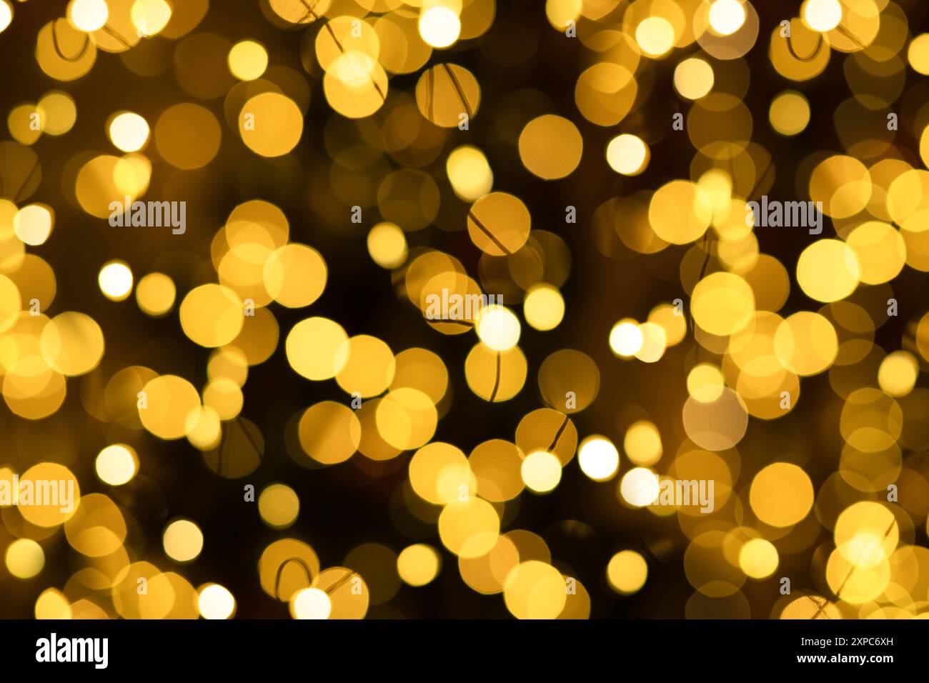 christmas background with bokeh lights Stock Photo - Alamy