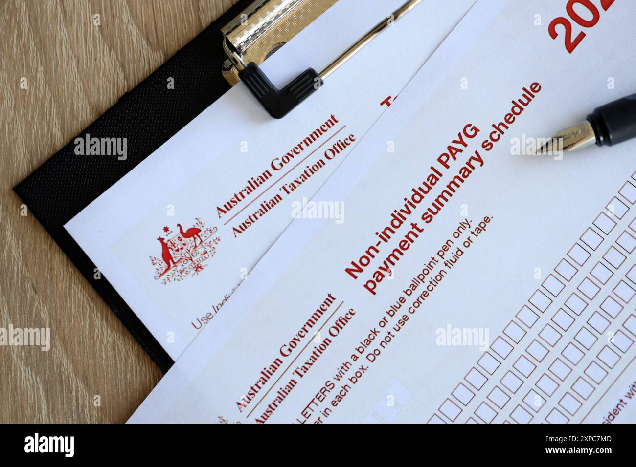 kyiv-ukraine-july-10-2024-australian-non-individual-payg-payment