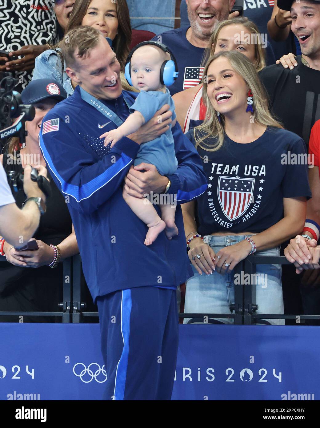 August 4, 2024, Paris, Ile de France, France American Olympian swimmer(02)