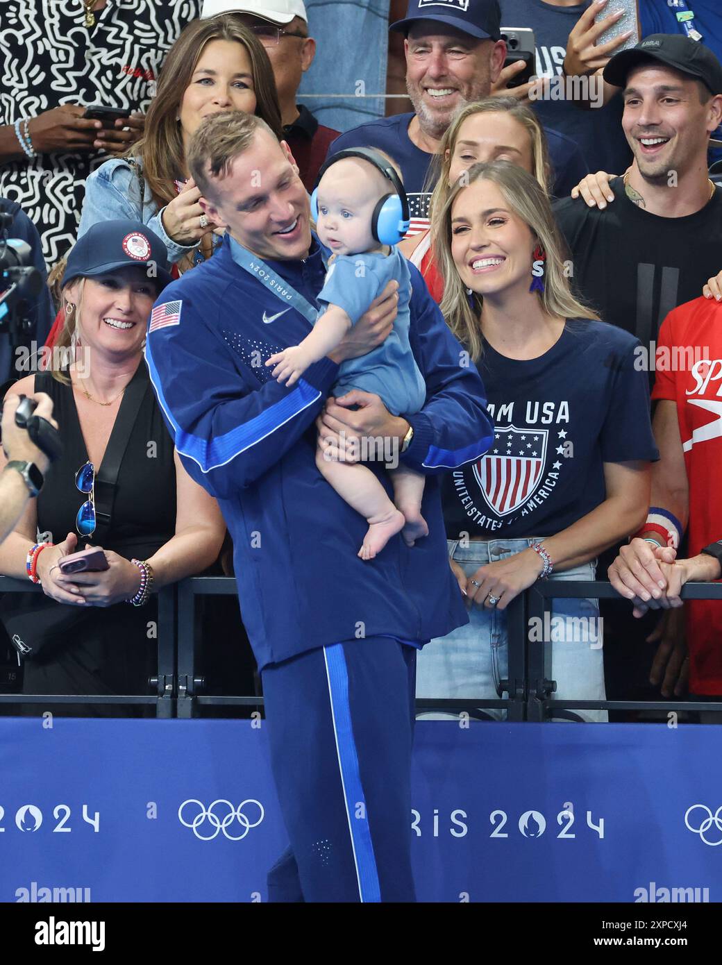 August 4, 2024, Paris, Ile de France, France American Olympian swimmer