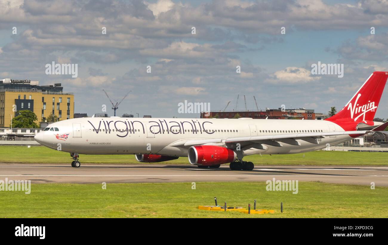 London, England, UK 28 April 2024 Airbus A330 (registration GVKSS