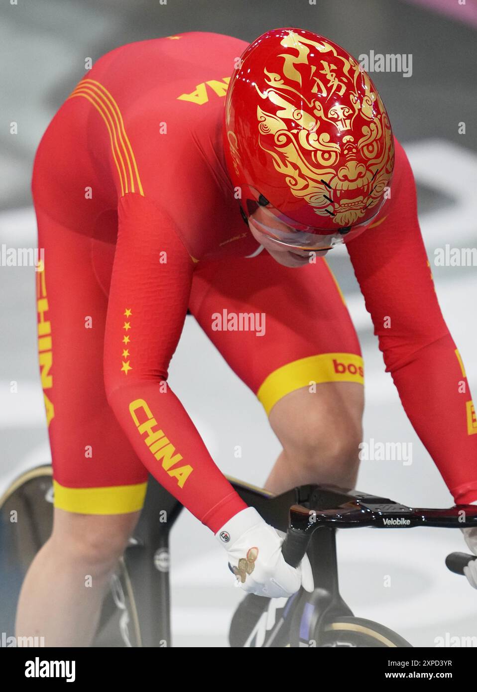 Paris, France. 5th Aug, 2024. Guo Yufang of China competes during the ...