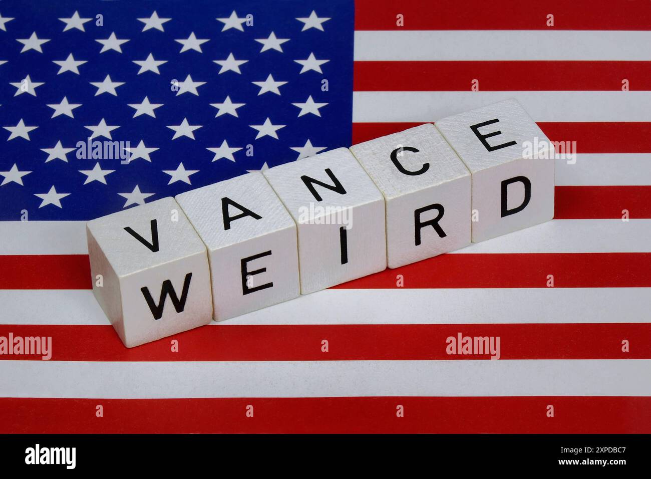 Flagge der USA mit Vance sowie weird Flagge der USA mit Vance sowie ...