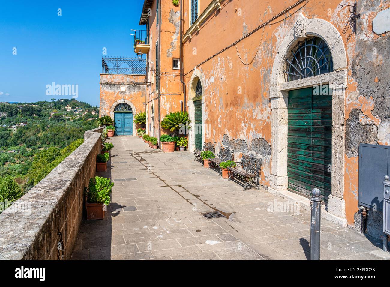 The beautiful ancient town of Orte, in the Province of Viterbo, Lazio, Italy. Stock Photo